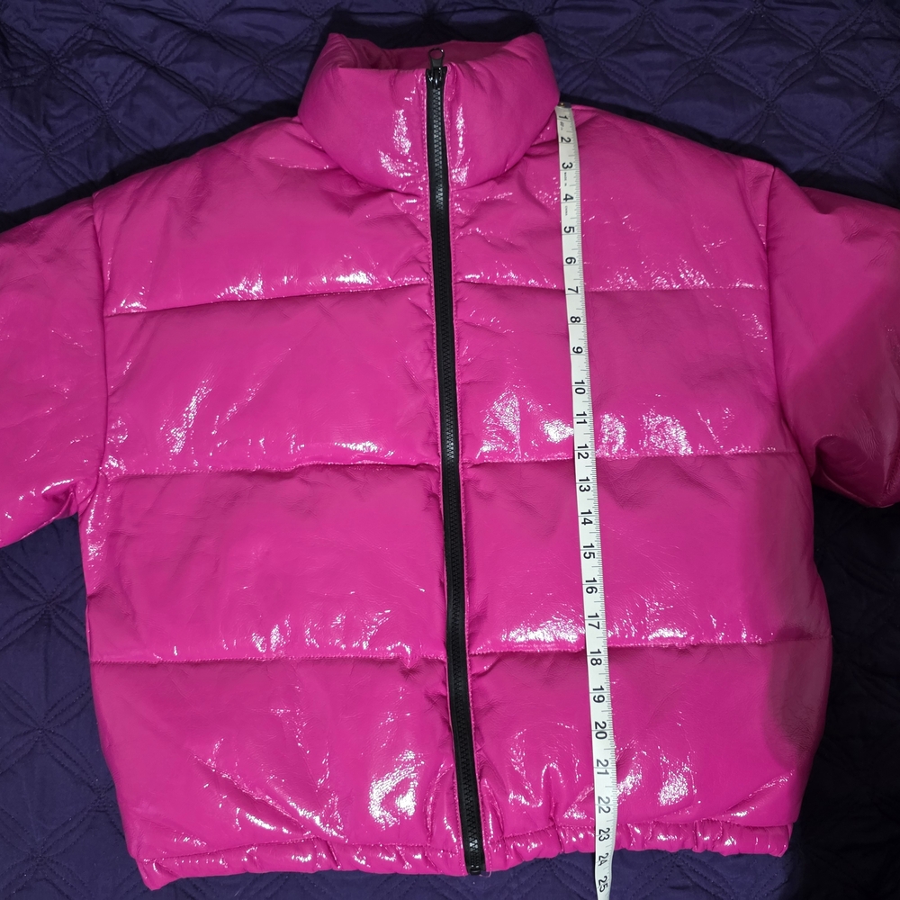 Forever 21 Pink Puffer Jacket - Picture 4 of 13